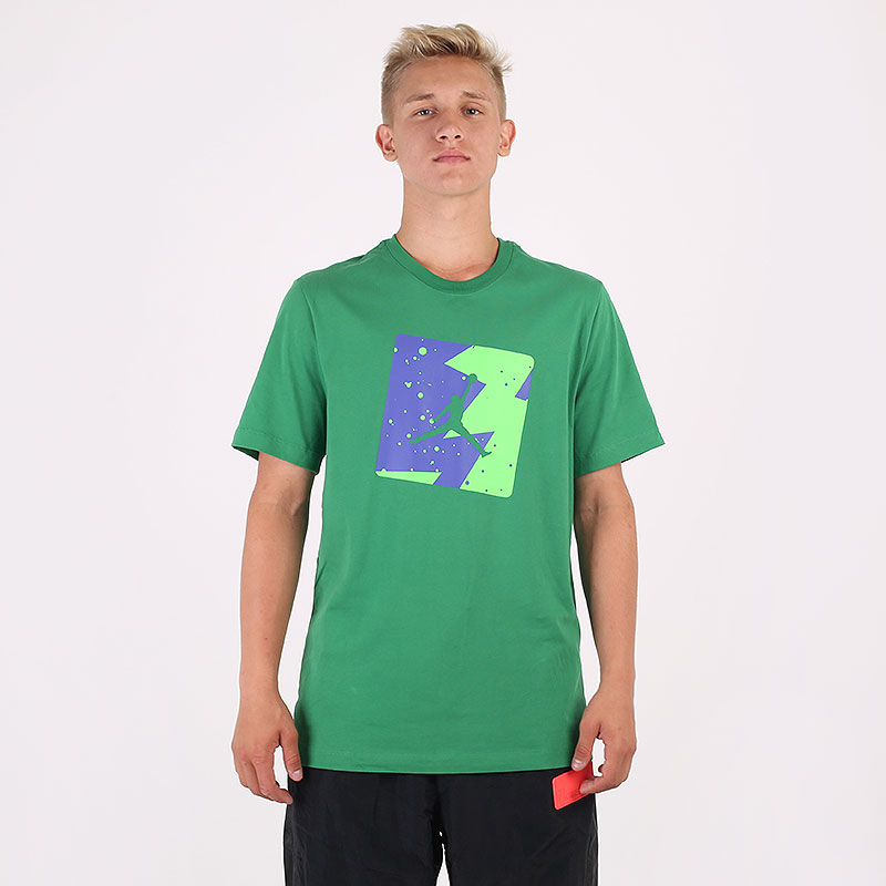 мужская зеленая футболка Jordan Poolside T-Shirt CJ6244-353 - цена, описание, фото 1